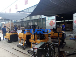 福瑞得微動態(tài)--手扶雙輪壓路機，手推式井蓋切割機，手扶抹光機等包裝發(fā)貨